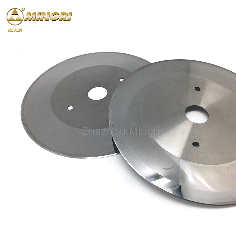 OD240 * ID32 * T1.2 with 2 holes BHS machine corrugated board tungsten carbide slitter
