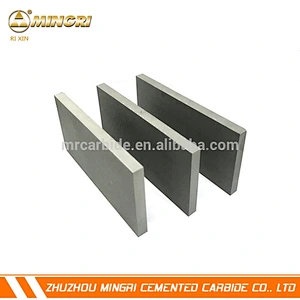 High bending Blanks tungsten cemented carbide plate for making plastic knives