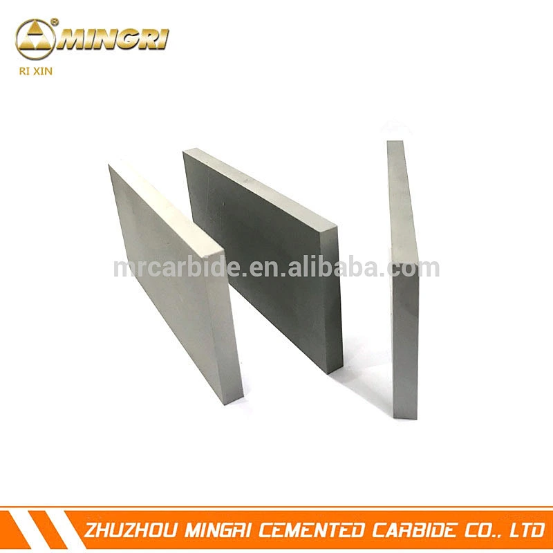 High bending Blanks tungsten cemented carbide plate for making plastic knives