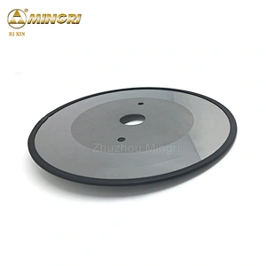 OD240 * ID32 * T1.2 with 2 holes BHS machine corrugated board tungsten carbide slitter