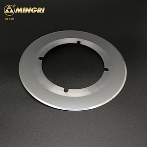 Paper making industry corrugated paper cutting razor knife tungsten carbide slitter blade
