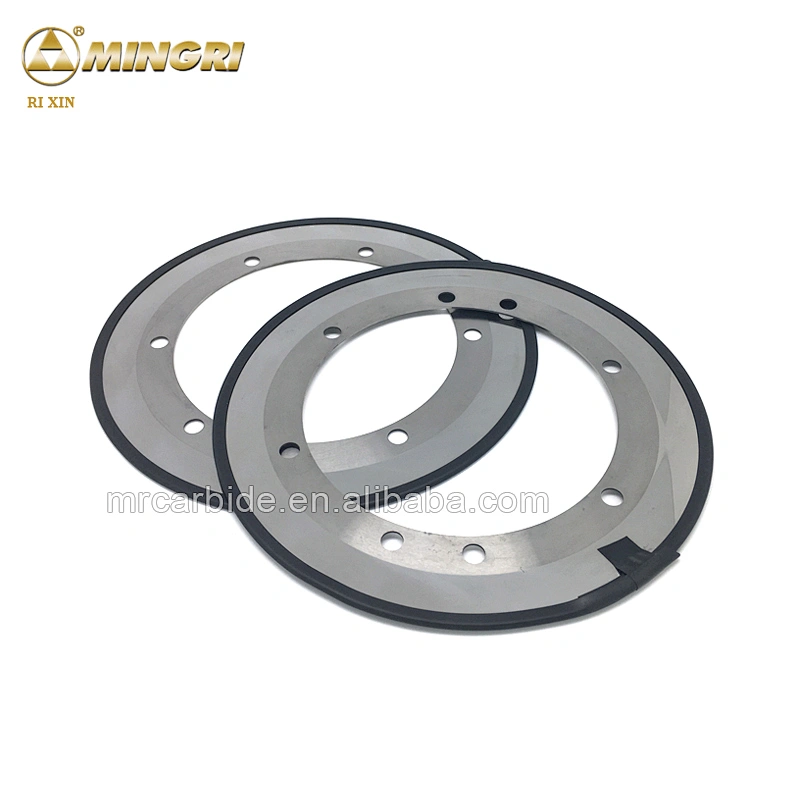 factory slitting blades cemented carbide knife for corrugated board cutting paper