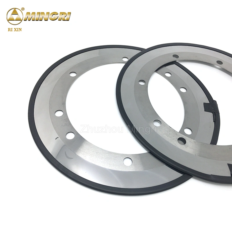 260*168.3*1.1 tungsten carbide circular knives for marquip corrugator Slitter blade