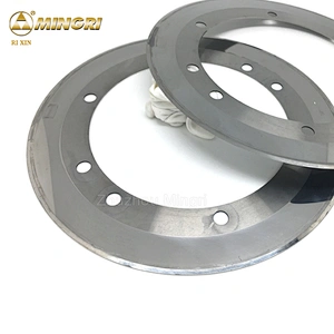 260*168.3*1.1 tungsten carbide circular knives for marquip corrugator Slitter blade