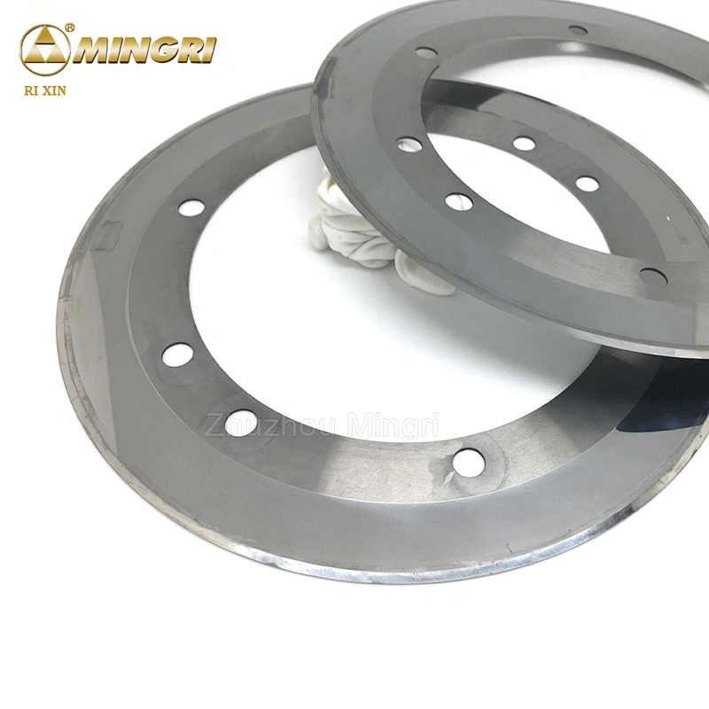 260*168.3*1.1 tungsten carbide circular knives for marquip corrugator Slitter blade