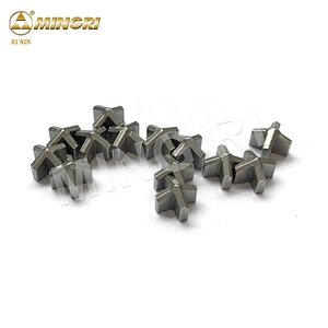 Zhuzhou factory rixin brand tungsten cemented carbide rock hammer drill bits/tips