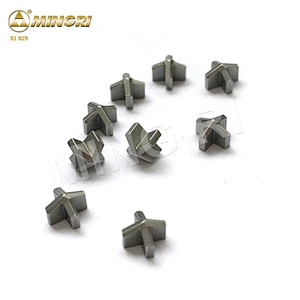 Zhuzhou factory rixin brand tungsten cemented carbide rock hammer drill bits/tips