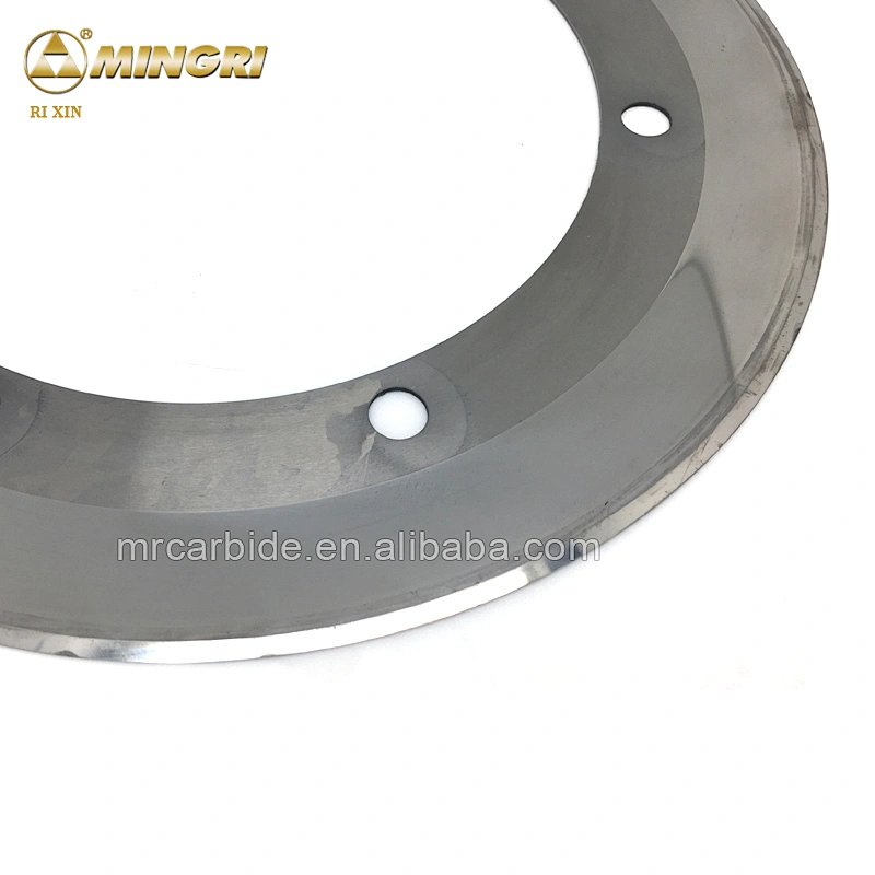 factory slitting blades cemented carbide knife for corrugated board cutting paper