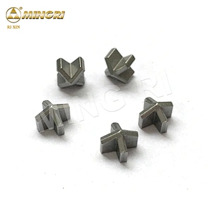 Zhuzhou factory rixin brand tungsten cemented carbide rock hammer drill bits/tips