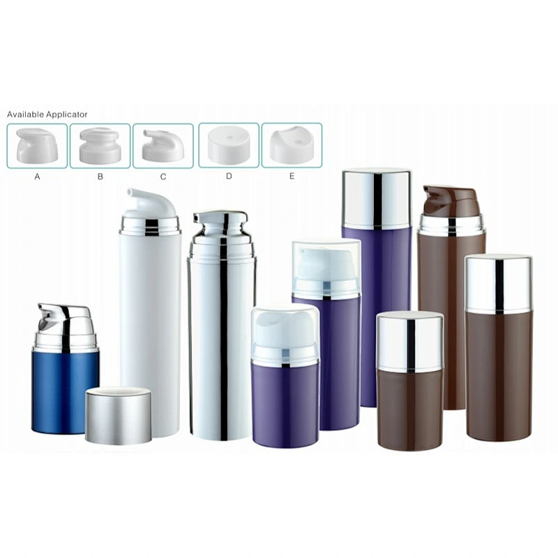 30ml,50ml,80ml,100ml,15ml 200ml plastic airless pump cosmetic bottles