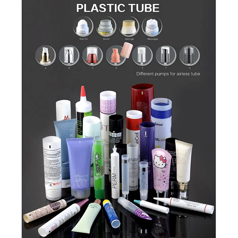 Tube for shampoo, conditioner and cream