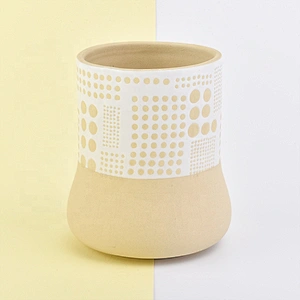 Elegant glazed tealight candle holder home decoration