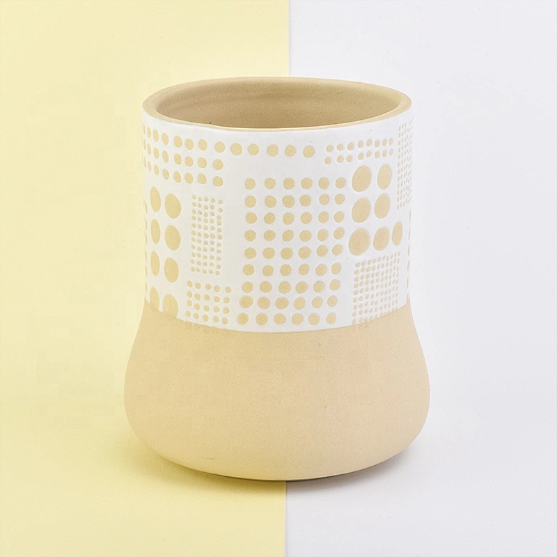 Elegant glazed tealight candle holder home decoration