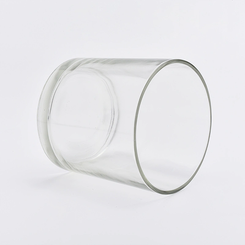 hot sales cylinder candle holder glass