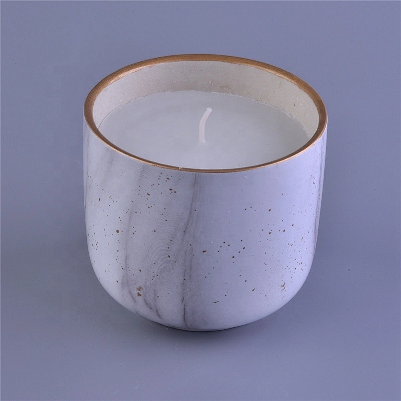 Wholesales crackle ceramic candle holders for wedding table decoration
