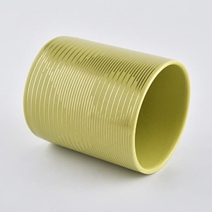 Wholesales gold custom empty candle ceramic holder 8oz 10oz