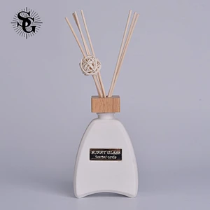 Sunny 206ml 200g white pink red colors ceramic diffuser bottle