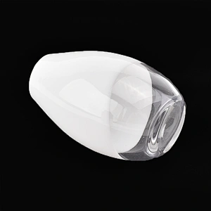 Round shape overlay glass reed diffuser bottles