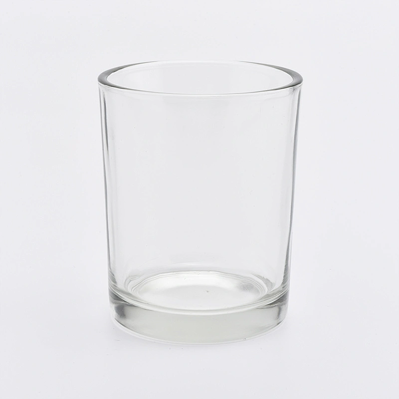 home decor clear glass candle cup
