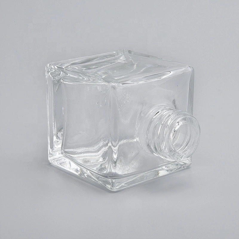 Sunny square empty reed diffuser glass bottles for home decor fragrance container