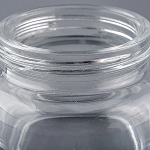 new clear glass cosmetic bottles