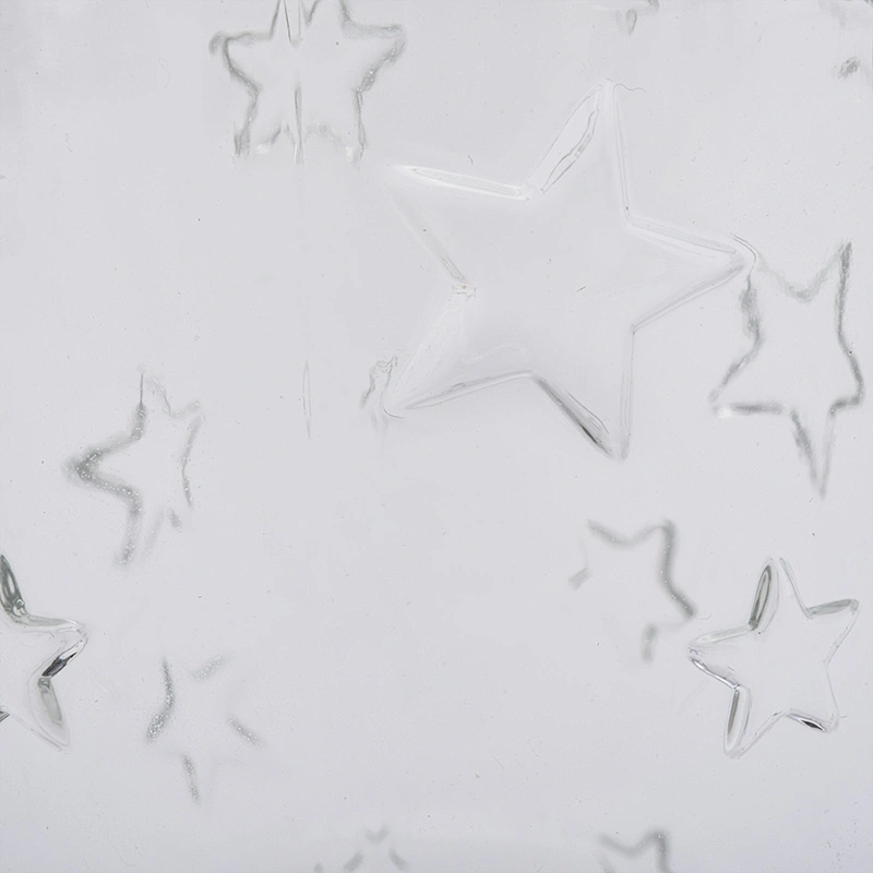 2oz wholesales little star transparent glass candle holders home decorations candle containers