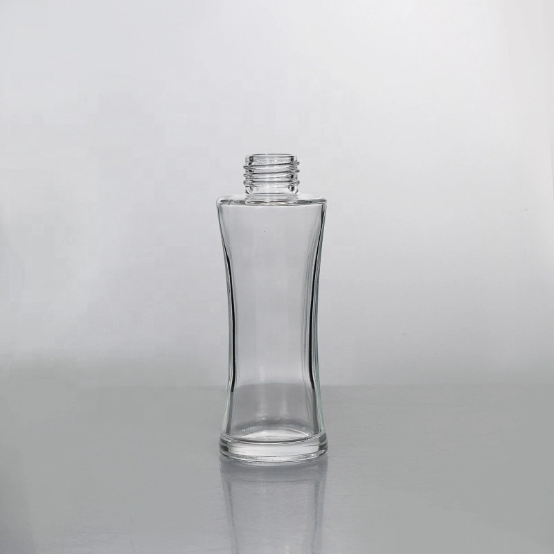 Wholesales custom high Clear perfume glass bottles 100ml