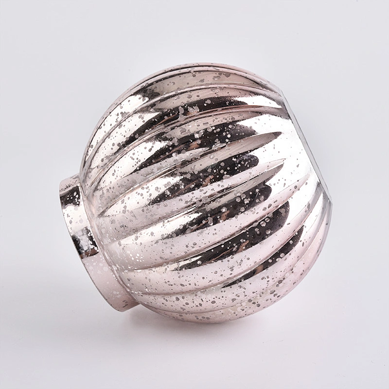 Wholesale Mercury Rose Gold Glass Candle Jars