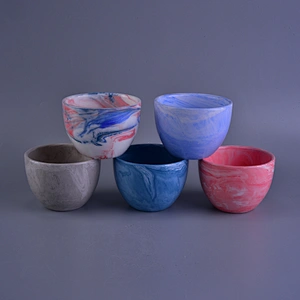 Personalized decorative mini hurricane ceramic candle holder