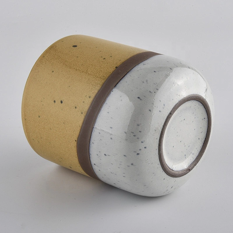 In bulk glaze cylinder votive ceramic candle holder jars