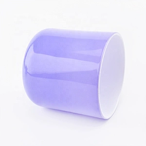 10oz 20oz New design purple Luxury candle glass holders