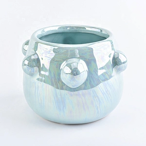 8oz 10oz Wholesales custom decorative candle ceramic jars