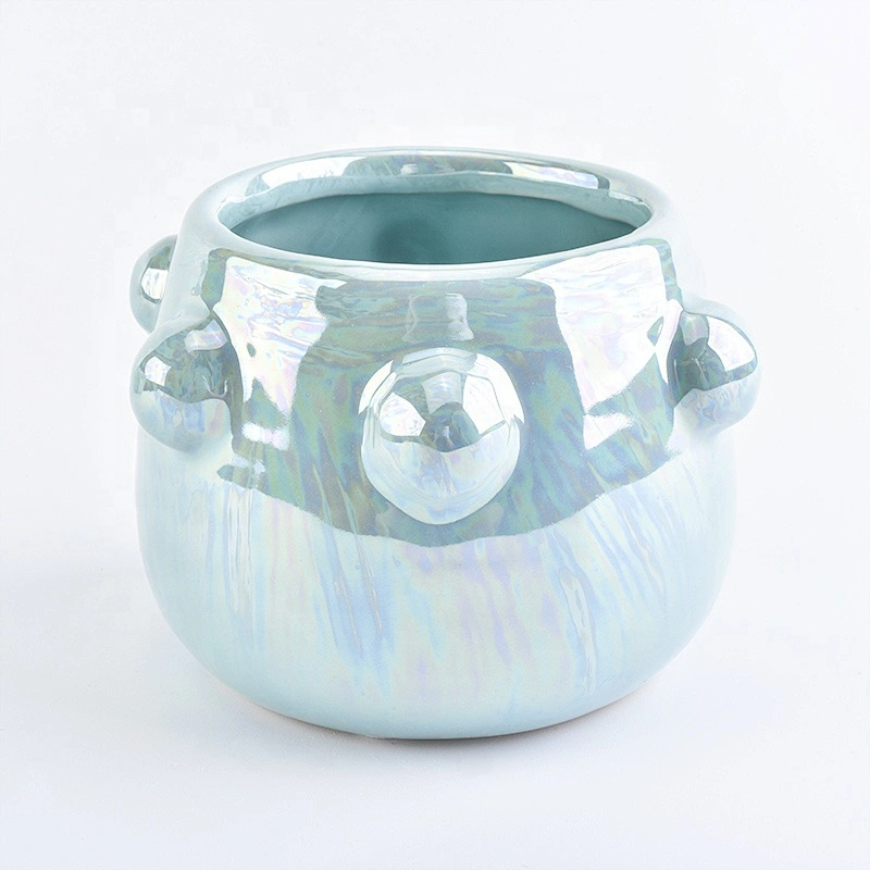 8oz 10oz Wholesales custom decorative candle ceramic jars