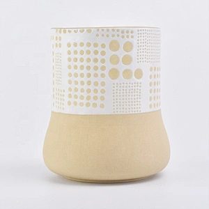 Elegant glazed tealight candle holder home decoration