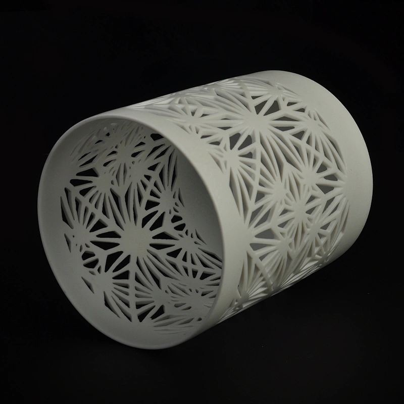 Manufacturer cylinder Ceramic tealight Candle Holders for Home Decor