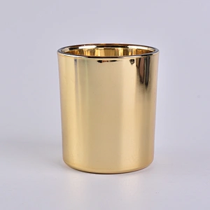 10oz Gold Glass Candle Holders Wholesale