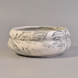 Wholesales porcelain empty ceramic candle jar 14oz