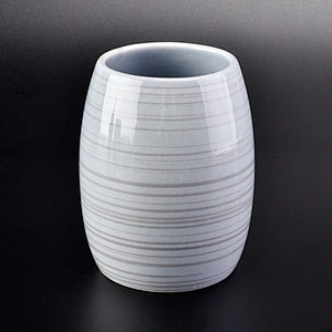 glazing ceramic bath accessories sets blue ceramic bottle soap dish tumbler