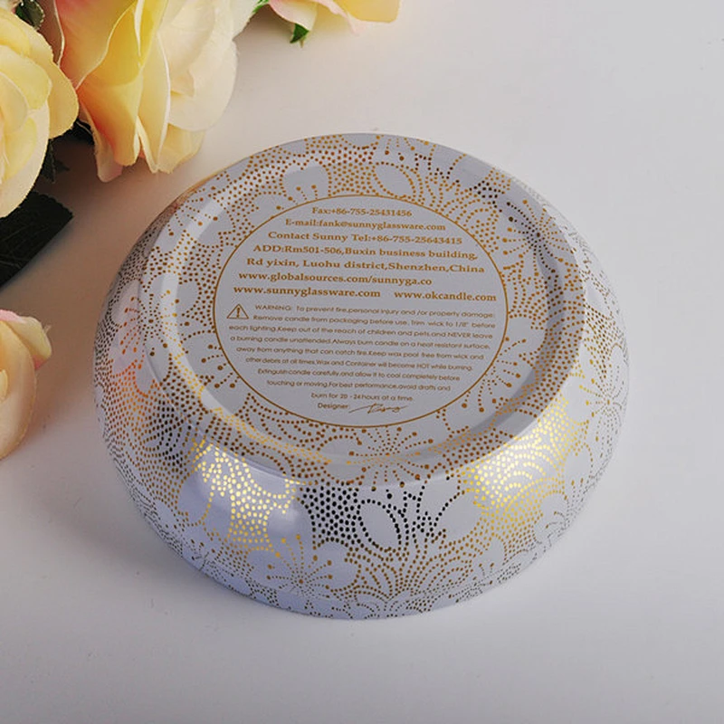 Wholesale Tin Candle Jar With Lids