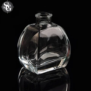 Sunny 210ml  transparent unique desgin glass aromatherapy diffuser bottle