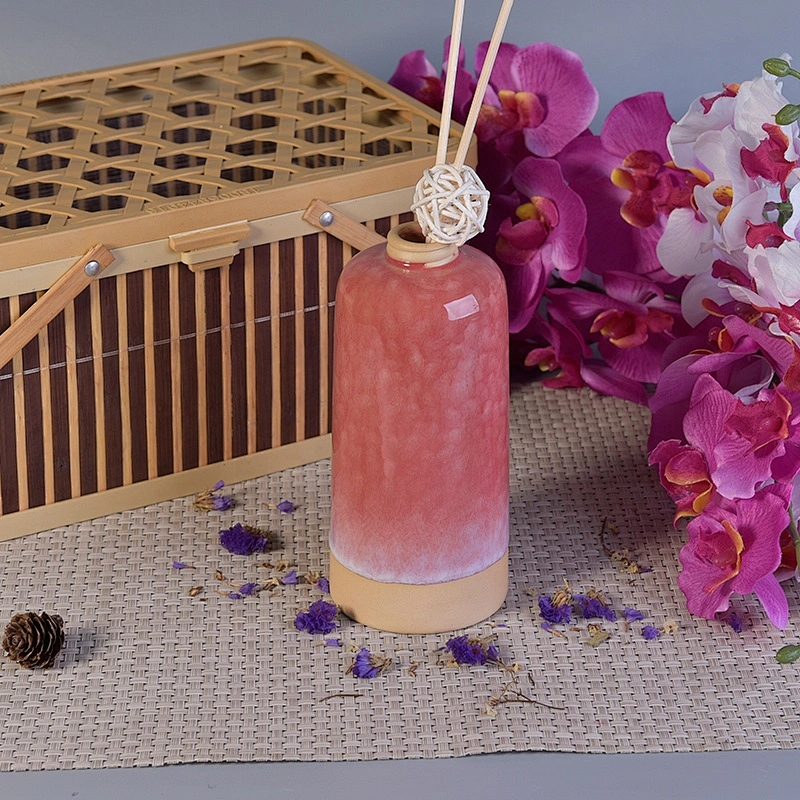 10oz 20oz Vintage custom red reed diffuser ceramic bottles