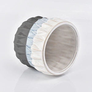 600ML Home decor geometric ceramic candle holder