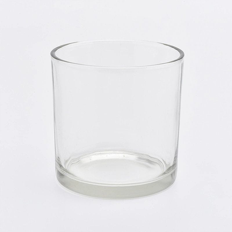 home decor cylinder glass candle jar