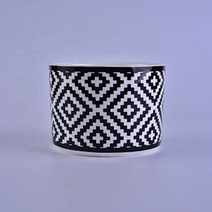 10oz Halloween custom ceramic small candle jars