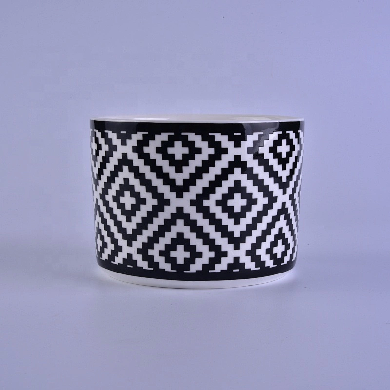 10oz Halloween custom ceramic small candle jars