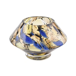 6oz 8oz 10oz golden glass candle jar vessel home decoration