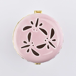 Pink ceramic candle holders for home decor scented candle
