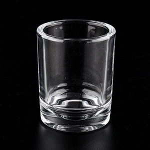 Thick Wall Crystal Glass Candle Jars
