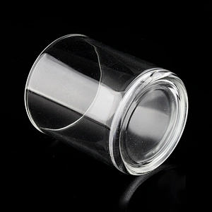 new arrived 5oz clear glass candle jars