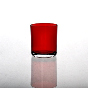 Hot sale 10oz colorful glass candle jars
